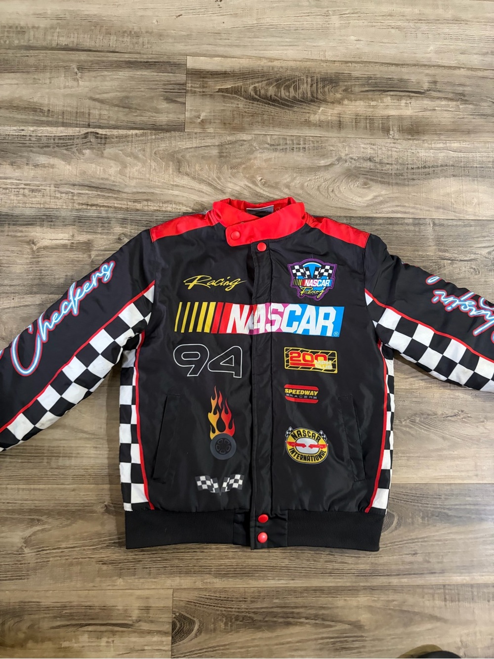 Nascar racing boys bomber jacket